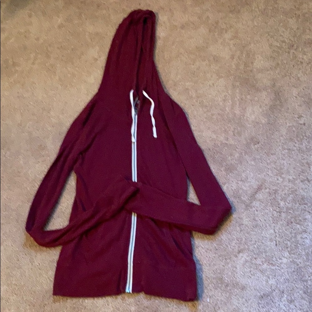 Marroon jacket - XS- active wear